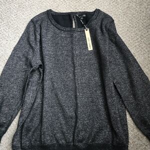 Coco + Carmen Black Sparkly Sweater